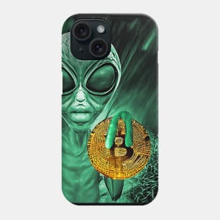 Alien Bitcoin Collectors Mars Invasion Sci-fi Phone Case