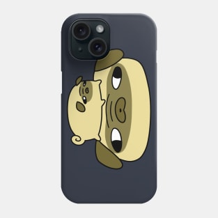 Pug Face and Little Pug Phone Case