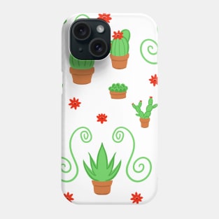 Succulent and Cacti Print Phone Case