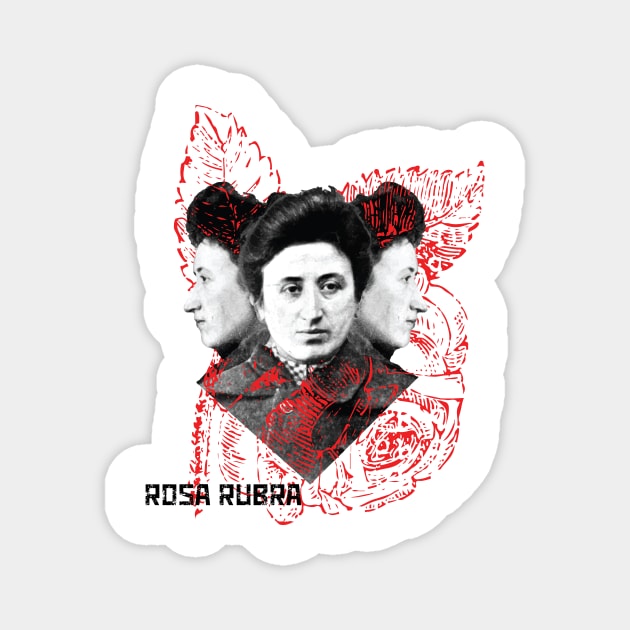 Rosa Rubra Magnet by Anthraey