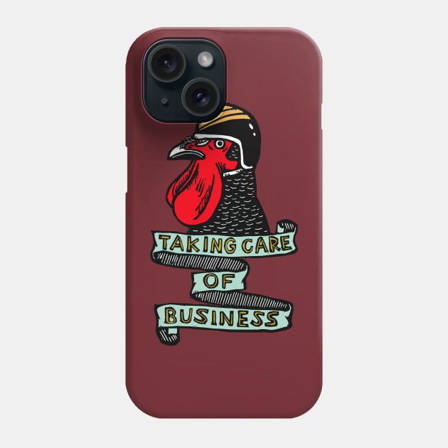 Taking Care of Business Phone Case by LiquoriceLino