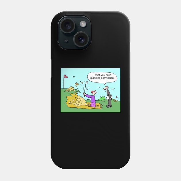 golf021 Phone Case by Cheeky Greetings