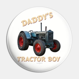 Daddy's tractor boy Pin