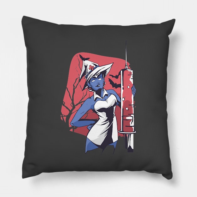 Witch Nurse Pillow by MimicGaming