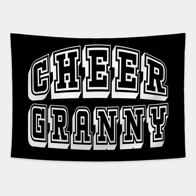 Cheer Granny  for Proud Cheerleader Grandma Tapestry by nikkidawn74