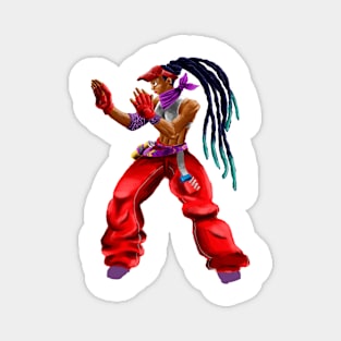 Afro-american fighter Magnet