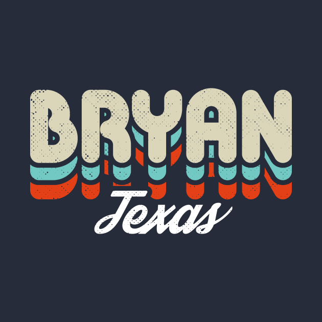 Retro Bryan Texas by rojakdesigns