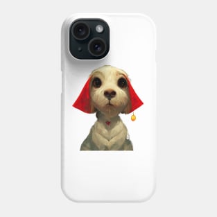 Sad Dog At Christmas Phone Case