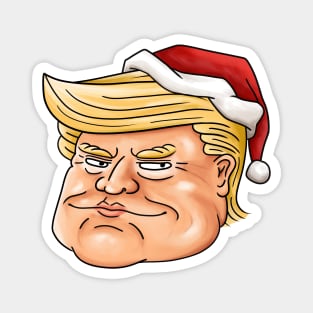 Trump Santa Hat Magnet