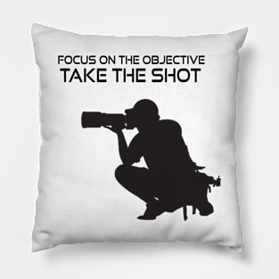 Focus on the objective Pillow