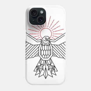 Eagle : line art Phone Case