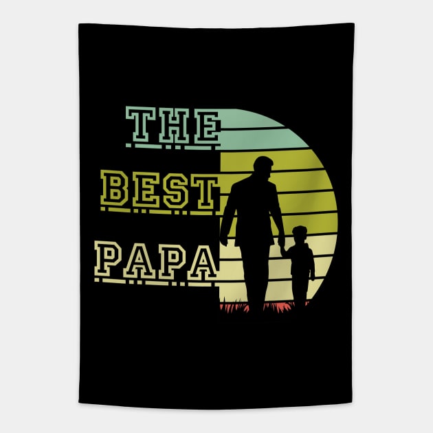 The Best Dads Tapestry by VecTikSam