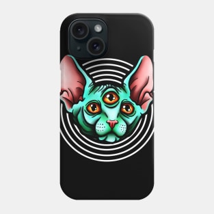 Three eyed Sphinx Cat Phone Case