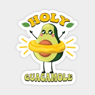 Adorable Avocado Delight: Holy Guacamole Craze Magnet