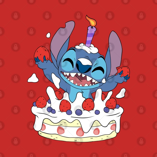 Happy Birthday Stitch by Nykos