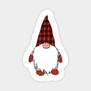 Male Christmas Gnome Magnet