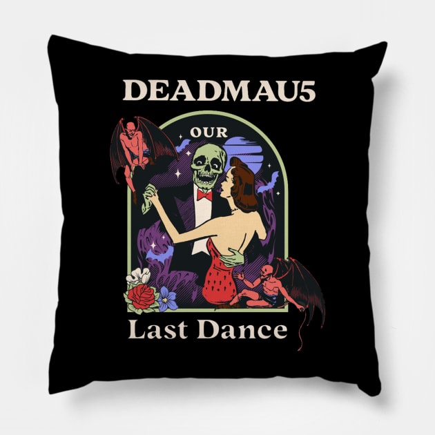 Our Last Dance Deadm5 Pillow by Elaia Loelya Art