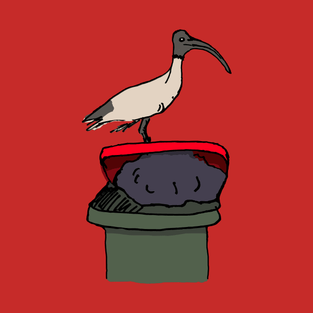 Bin Chicken by StrayaStickers