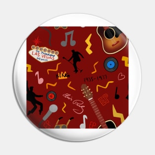 King of rock and roll Pin