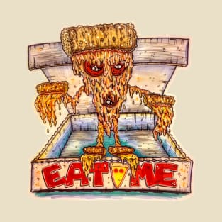 Eat Me Pizza Monster T-Shirt