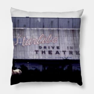 Starlite Drive In Theater #2 Pillow
