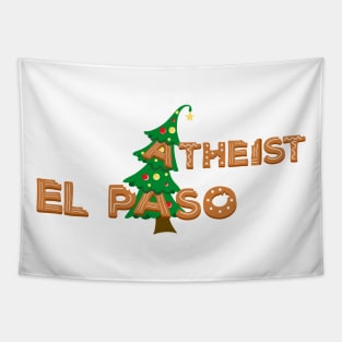 El Paso Atheist - Christmas tree Tapestry