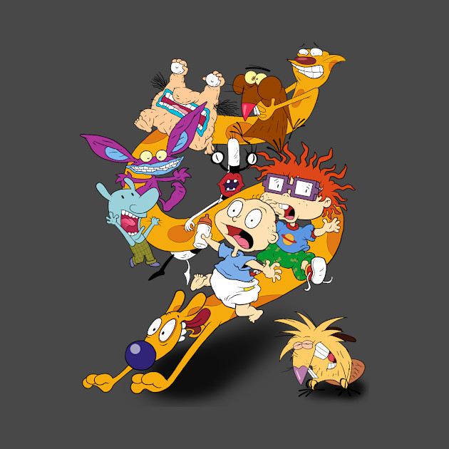 Catdog rollercoaster - Nickelodeon - T-Shirt | TeePublic