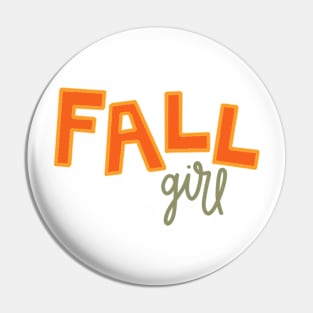 fall girl Pin