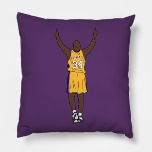 Shaquille O'Neal Pointing Up Pillow