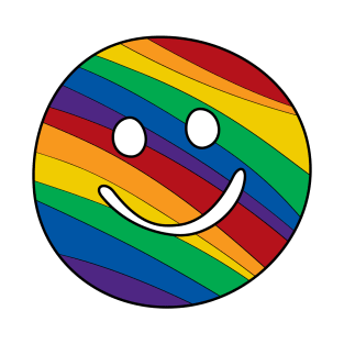 Rainbow Smiley Face T-Shirt