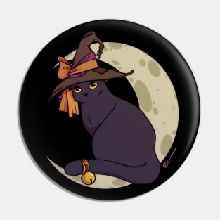 Witchy Cat Pin