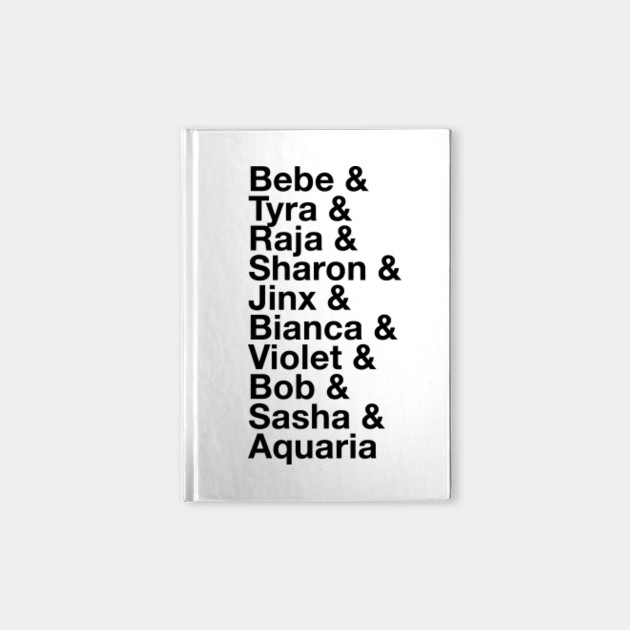 Drag Queen Winners All Names Season Ten Race Minimal Tee