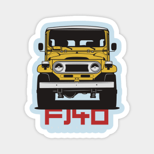 Landcruiser fj40 (yellow) Magnet