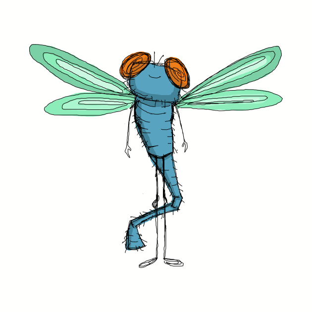 Dragon Fly That Probably Has Anxiety by Spooks2020