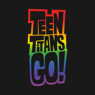 Teen Titans Go! Logo (rainbow effect) T-Shirt