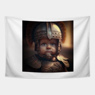 A Cute Gladiator Baby Tapestry