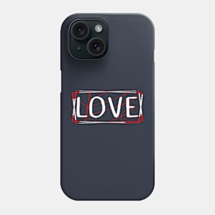 Love Grunge Graphic tshirt Phone Case