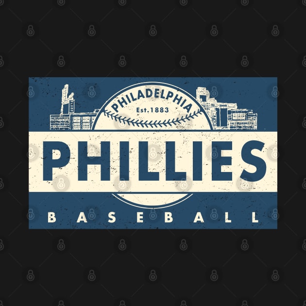 Throwback Philadelphia Phillies by Buck Tee by Buck Tee