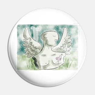 Grounded Angel Pin