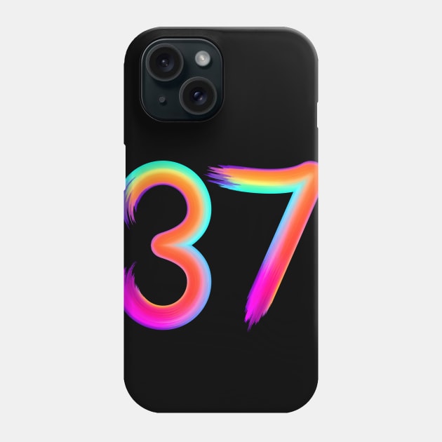 37 brushed Phone Case by MplusC