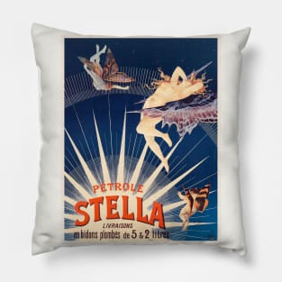 Pétrole Stella, 1897 By Henri Boulanger Pillow