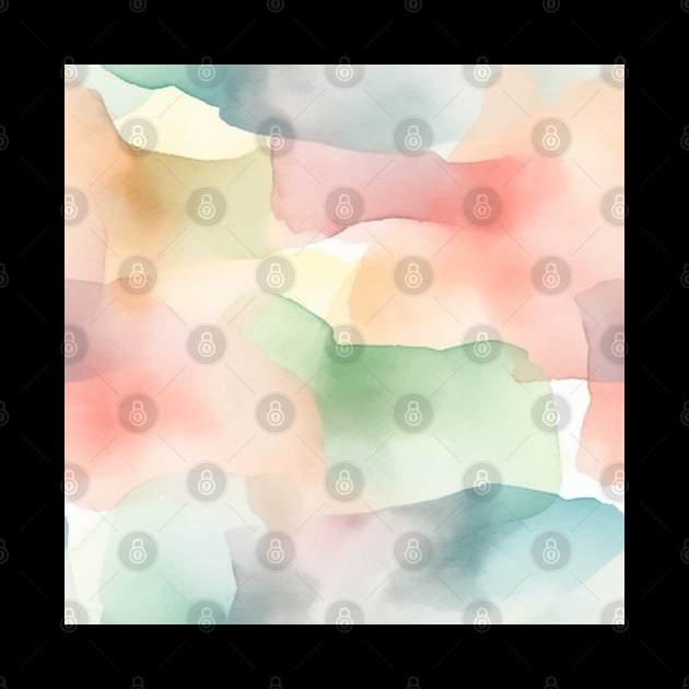 Colorful Watercolor Pattern - 09 by SLGA Designs