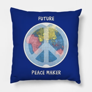 Future Peace Maker Pillow