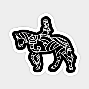 GIRL WITH HORSE IN LOVE Magnet