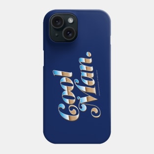 Cool Man. Metallic Retro Phone Case