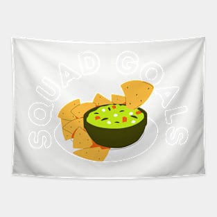 Squad Goals - Chips and Guac Tapestry