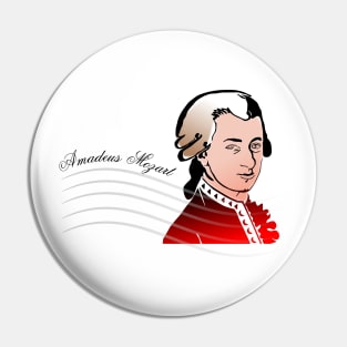 Wolfgang Amadeus Mozart Pin