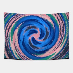 Colorful Circle Swirl Tapestry