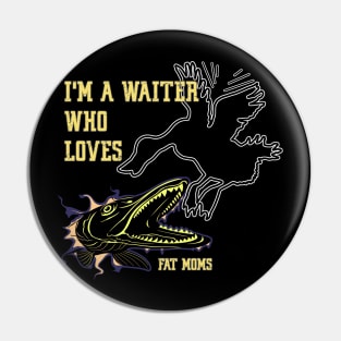 Fishing of pike duck's eater for a waiter Pin