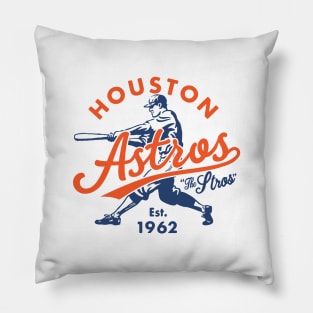 Old Style Houston Astros 3 by Buck Tee Pillow